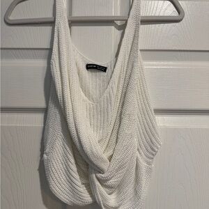 SHEIN Cream Knit Sweater